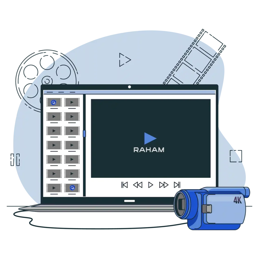 گروه خلاقانه ادیت و ندوین ویدیو تبلیغاتی رهام