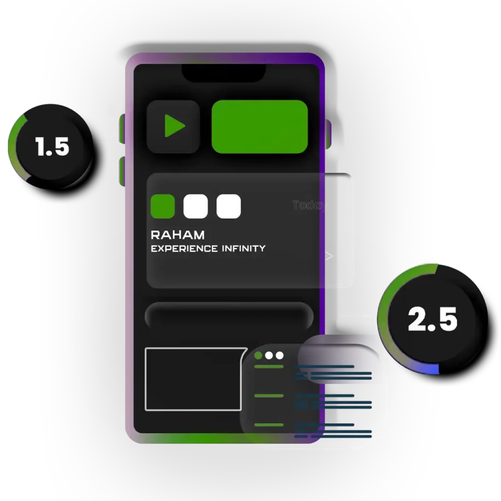 تیم طراحی اپلیکیشن Flutter رهام