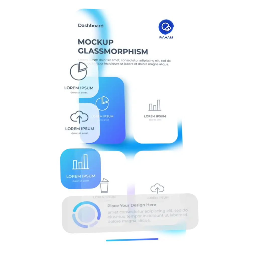 گروه طراحی Ui اپلیکیشن رهام