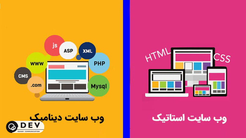 انواع روش های طراحی سایت حرفه ای با رهام