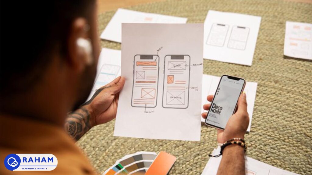 اصول طراحی UI و UX در طراحی های رهام