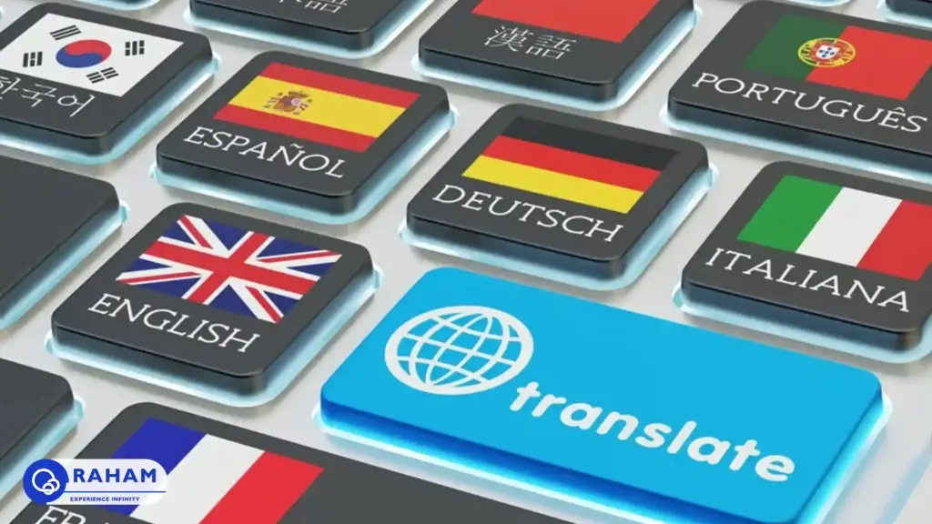 مراحل طراحی سایت چند زبانه توسط تیم رهام