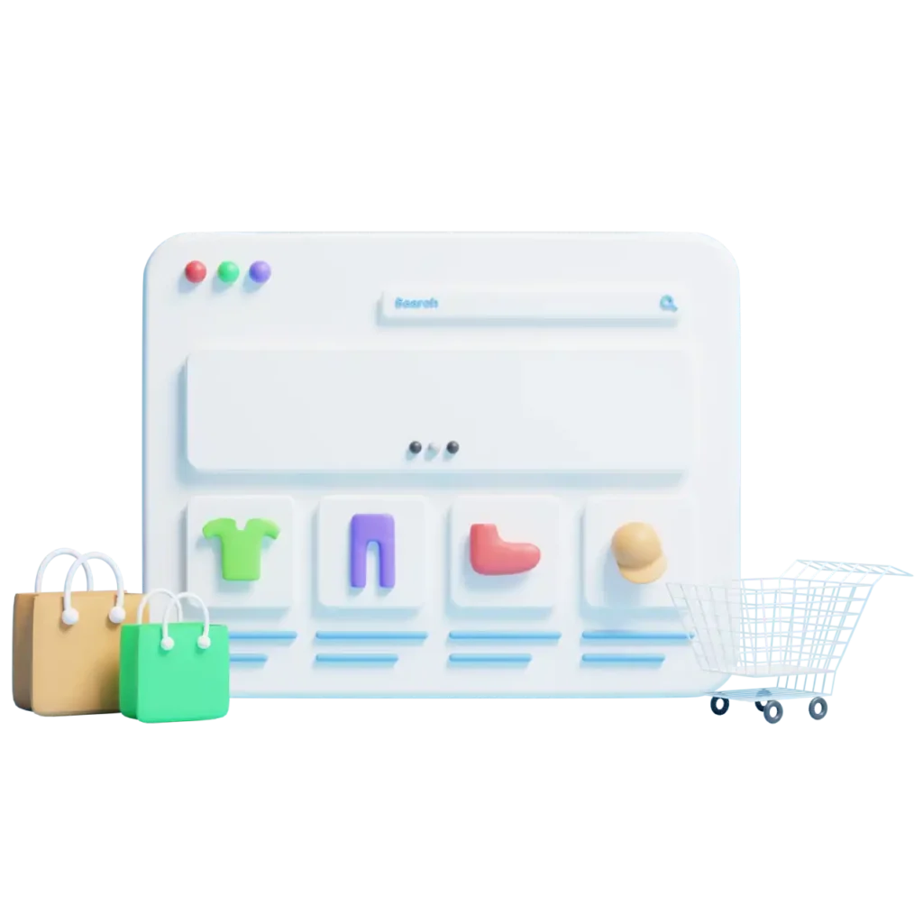 تیم طراحی UI سایت فروشگاهی رهام