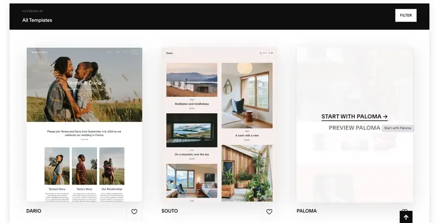 بررسی طراحی سایت با پلتفرم squarespace با رهام تیم