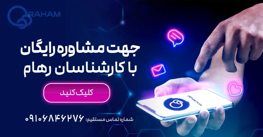تماس با گروه تولید محتوا و طراحی سایت رهام