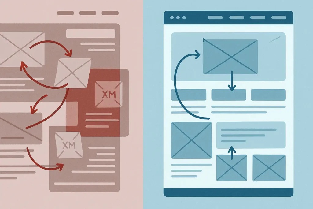 طراحی ساختار استاندار صفحه اصلی سایت در رهام