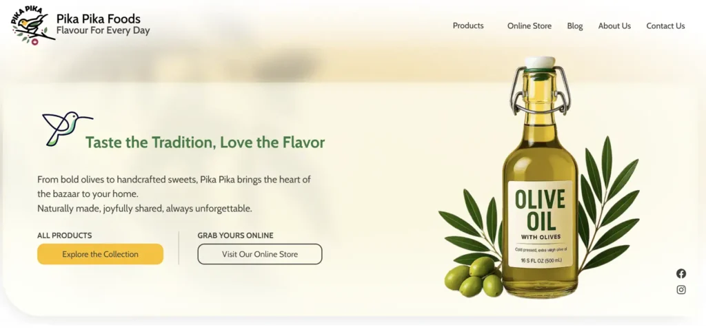 نمونه CTA در طراحی صفحه اصلی وبسایت با رهام تیم