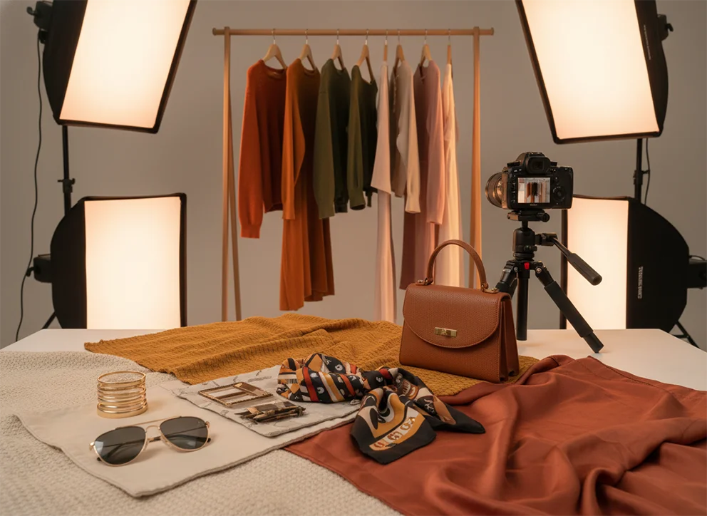 ایده های خلاقانه برای تولید محتوا اینستاگرام لباس و روسری در رهام